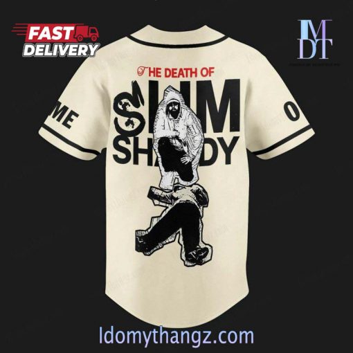 Eminem The Death Of Slim Shady Custom Baseball Jersey