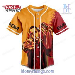 Eminem Yesterday Is Over Just Gonna Stand There And Watch You Lie Baseball Jersey