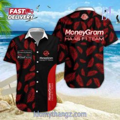 Haas F1 Team Hawaiian Shirt