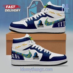 NRL Gold Coast Titans Personalize Sneakers Air Jordan 1