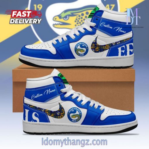 NRL Parramatta Eels Personalize Sneakers Air Jordan 1