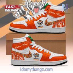 NRL Wests Tigers Personalize Sneakers Air Jordan 1