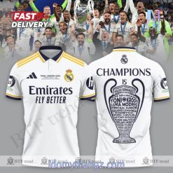 Real Madrid UEFA Champions League 15 2023-2024 Polo Shirt