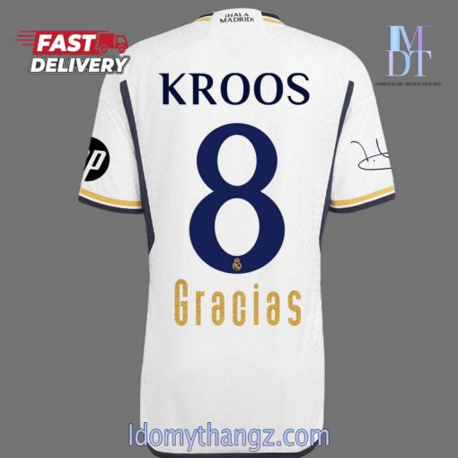 Real Madrid Toni Kroos Gracias T-Shirt
