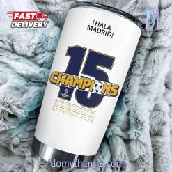 Limited Edition Real Madrid Champions League 15 Tumbler Cup