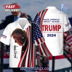 Make America Great Again Donald Trump Signature Hawaiian Shirt