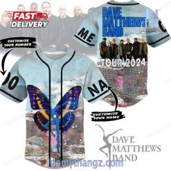 Dave Matthews Band Tour 2024 Custom Baseball Jersey