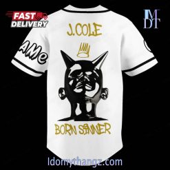 J.Cole Born Sinner Baseball Jersey