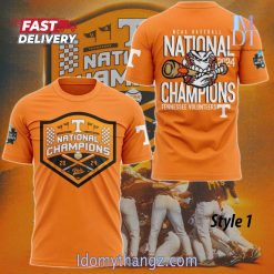 Tennessee Volunteers National Champions College World Series 2024 T-Shirt