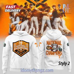 Tennessee Volunteers National Champions NCAA Men’s Baseball College World Series 2024 Hoodie