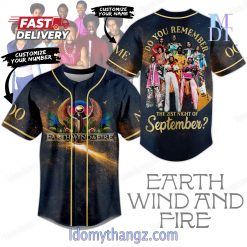 Earth Wind & Fire Custom Baseball Jersey