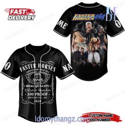 Faster Horses Festival 2024 Custom Baseball Jersey