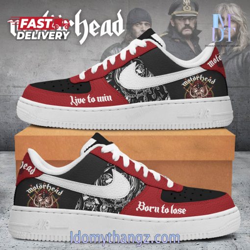 Motorhead Live To Win Air Force 1 Sneakers