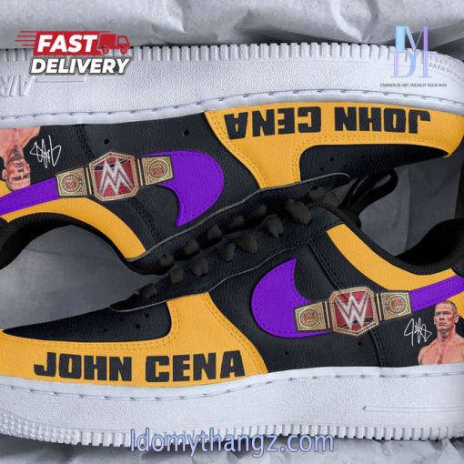 John Cena Never Give Up Air Force 1 Sneakers