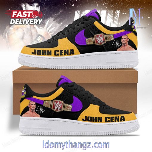 John Cena Never Give Up Air Force 1 Sneakers