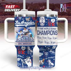 Los Angeles Dodgers 7-Time World Series Champions Tumbler