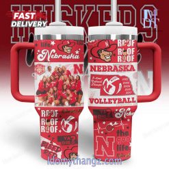 Nebraska Cornhuskers Women’s Volleyball 5-Time National Champions Tumbler