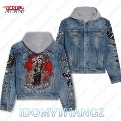 Avenged Sevenfold Blood Heart Hooded Denim Jacket