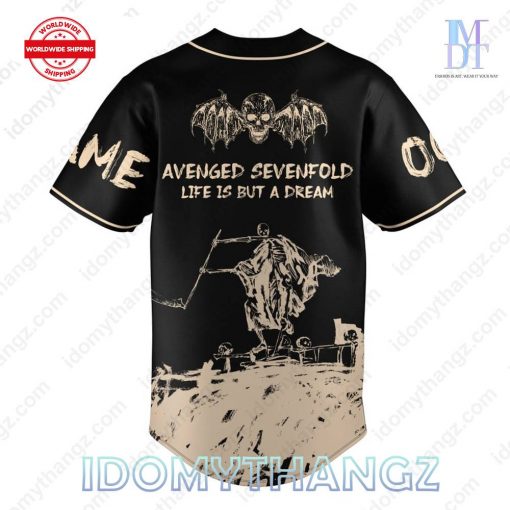 Avenged Sevenfold Life Is But A Dream Baseball Jersey