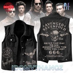 Avenged Sevenfold Seize The Day Sleeveless Denim Jacket