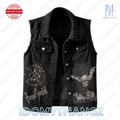 Avenged Sevenfold Seize The Day Sleeveless Denim Jacket