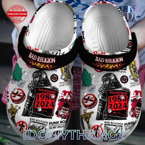 Bad Religion Punk Rock Song Clogs Shoes