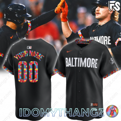 Baltimore Orioles Personalized Custom 2024 Black Baseball Jersey