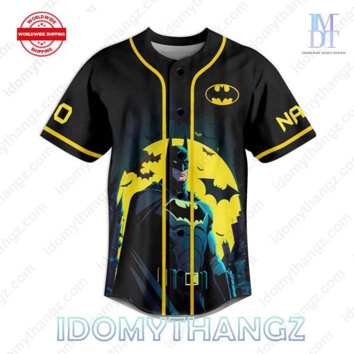 Batman Dark Knight Custom Baseball Jersey