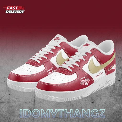 Birmingham Stallions UFL Champion 2024 Custom Name Air Force 1 Sneakers