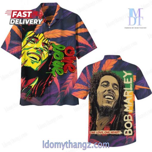 Bob Marley One Love One Heart Hawaiian Shirt