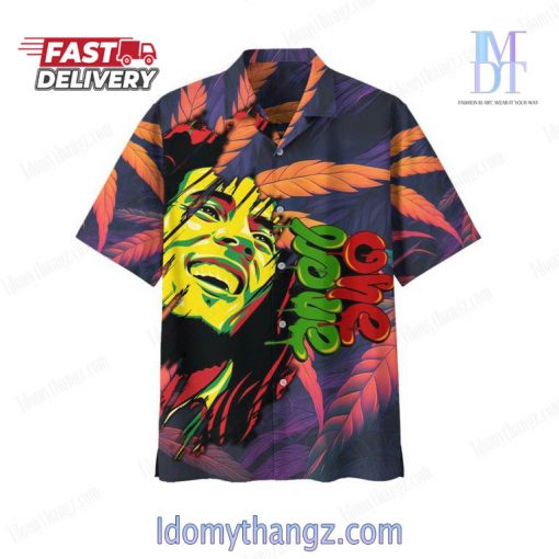 Bob Marley One Love One Heart Hawaiian Shirt