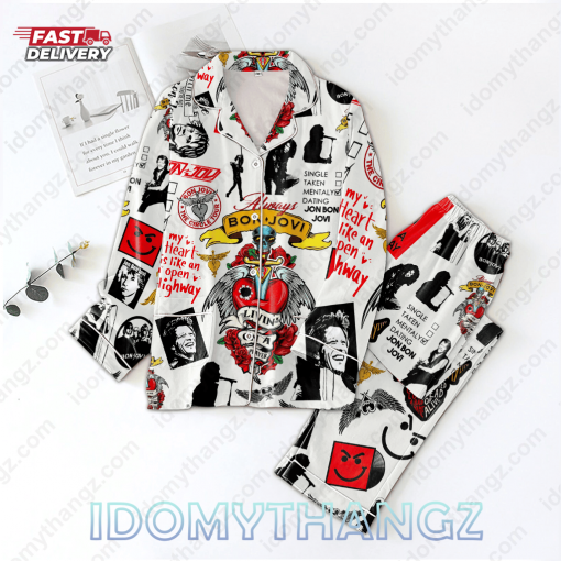 Bon Jovi Its My Life Pajamas Set