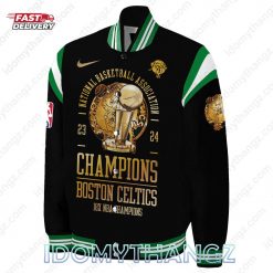 Boston Celtics 18 Time NBA Finals Champions Bomber Jacket