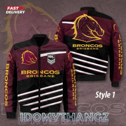 Brisbane Broncos NRL Bomber Jacket