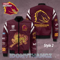 Brisbane Broncos NRL Bomber Jacket