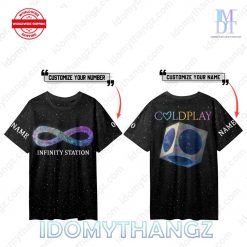 Coldplay Infinity Station Custom Name TShirt