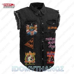 DLPR Rock Til You Drop Sleeveless Denim Jacket