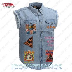 DLPR Rock Til You Drop Sleeveless Denim Jacket