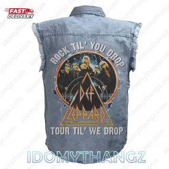 DLPR Rock Til You Drop Sleeveless Denim Jacket