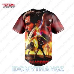 Deadpool Wolverine Kill The Fox Universe Baseball Jersey 3