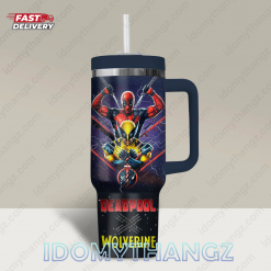 Deadpool & Wolverine The Movie 40 Oz Stanley Tumbler 2