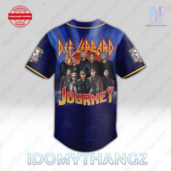 Def Leppard Journey Summer Tour 2024 Baseball Jersey