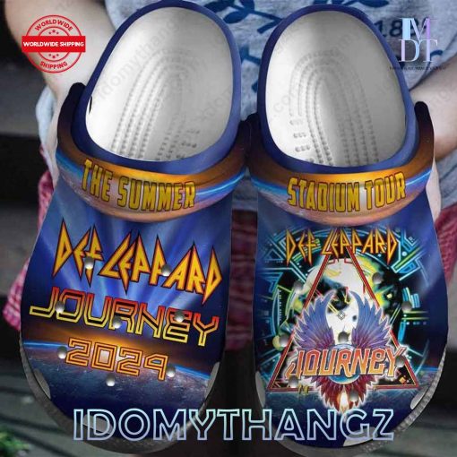 Def Leppard Journey The Summer Stadium Tour 2024 Clogs Shoes