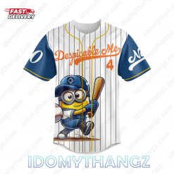 Despicable Me 4 Customize Baseball Jersey 2