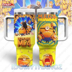 Despicable Me 4 Mega Minions 40 Oz Handle Tumbler