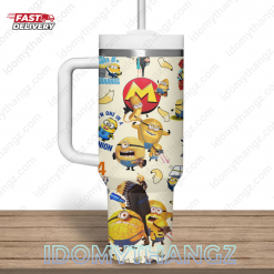 Despicable Me 4 One In A Minion 40 Oz Tumbler