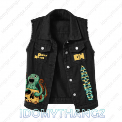 Dirty Heads Goonies Never Say Die Sleeveless Denim Jacket 2