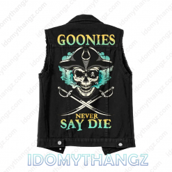 Dirty Heads Goonies Never Say Die Sleeveless Denim Jacket 3