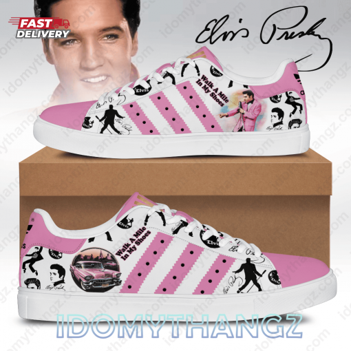 Elvis Presley Walk A Mile In My Shoes Pink Stan Smith