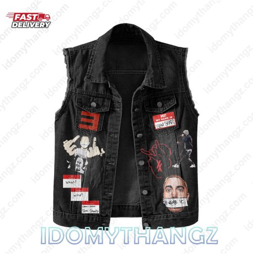 Eminem Guess Who’s Back Sleeveless Denim Jacket